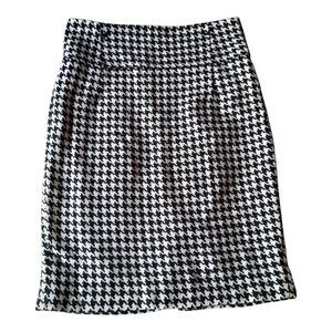 Dalia Collection Black and White Pencil Skirt